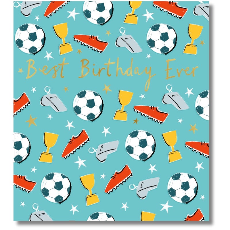 Hallmark Best Birthday Ever Football Greeting Card